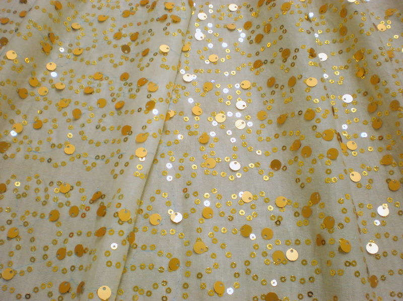 9.Off White-Gold Jazz Sequins